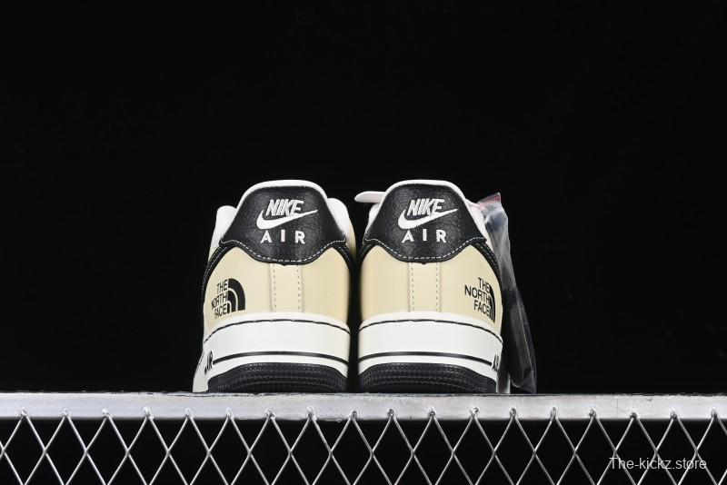 Nike Air Force 1 '07 Low The North Face Collaboration - Black Leather Low-Top Casual Sneakers - CH6336-513