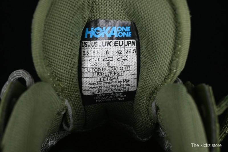 HOKA ONE ONE Tor Ultra Low Round Toe Cushioned Durable Low-Cut Hiking Shoes - 1153137F FSTF