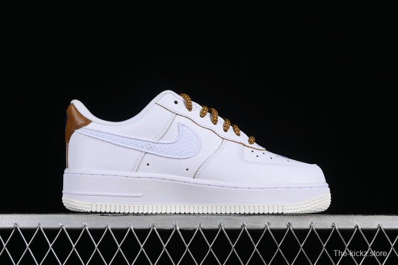 Nike Air Force 1 '07 Low Casual Sneakers with Full-Length Air Cushion - HF5716-111