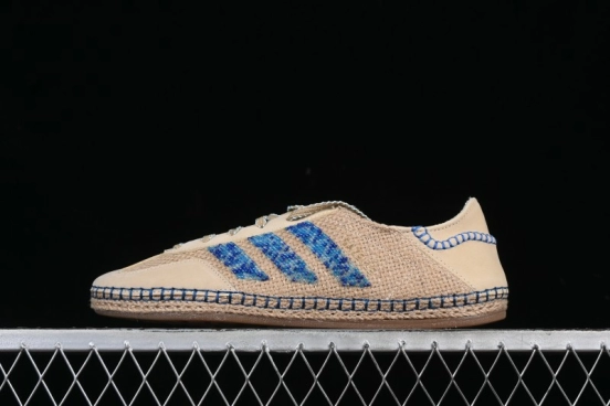 Adidas Clot x Originals Gazelle Indoor Retro Casual Slip-Resistant Wear-Resistant Low-Top Sneakers - IH3641