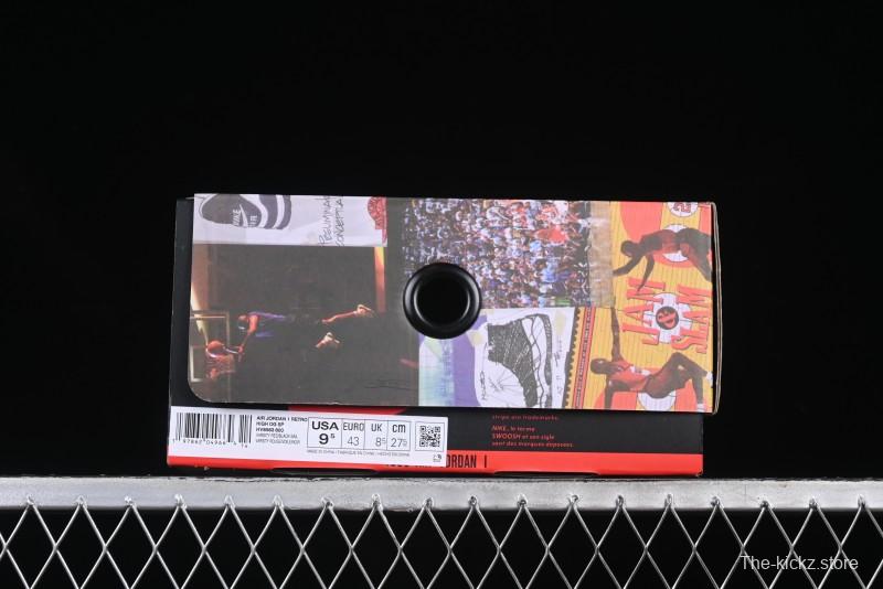 Nike Union x Air Jordan 1 Retro High Basketball Shoes Shadow Chicago - HV8563-600