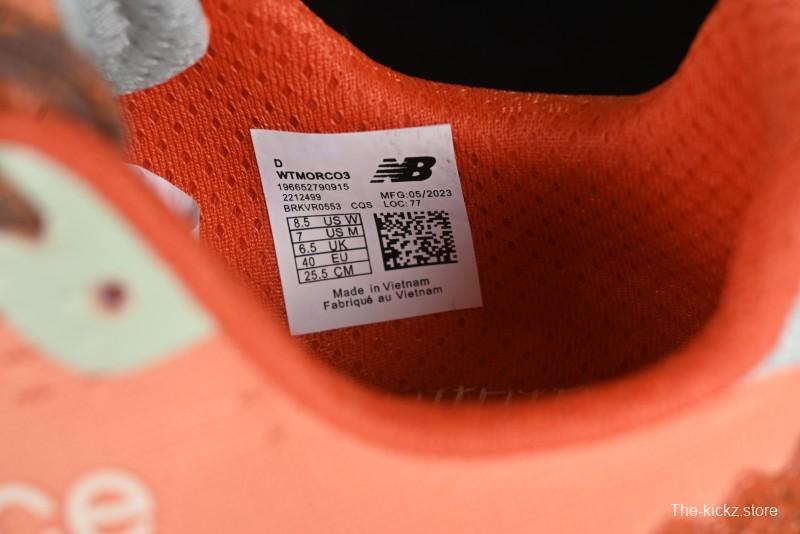 New Balance Fresh Foam X More V3TDS Durable Slip-Resistant Low-Top Running Shoes - WTMORCO3