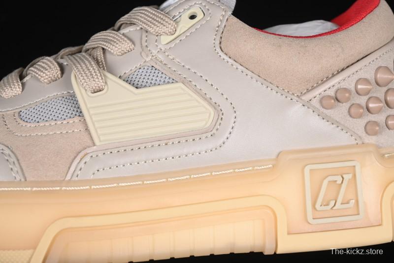 Christian Louboutin Funnyto Flat Comfortable Fashion Low Top Sneakers in Taupe - X.D4