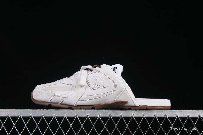 Miu Miu x New Balance 530 Deconstructed Low-Top Retro Sneakers with Dual Lace Design - AJD4