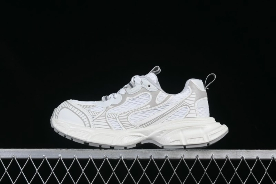 GG-CC Casual Running Shoes with Irregular Design for Trendy Look - 5509 White