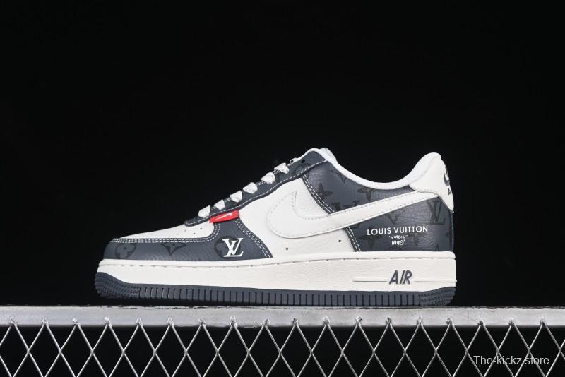 Nike Air Force 1 '07 Low LV Collaboration Beige Print Casual Sneakers - CS5288-002