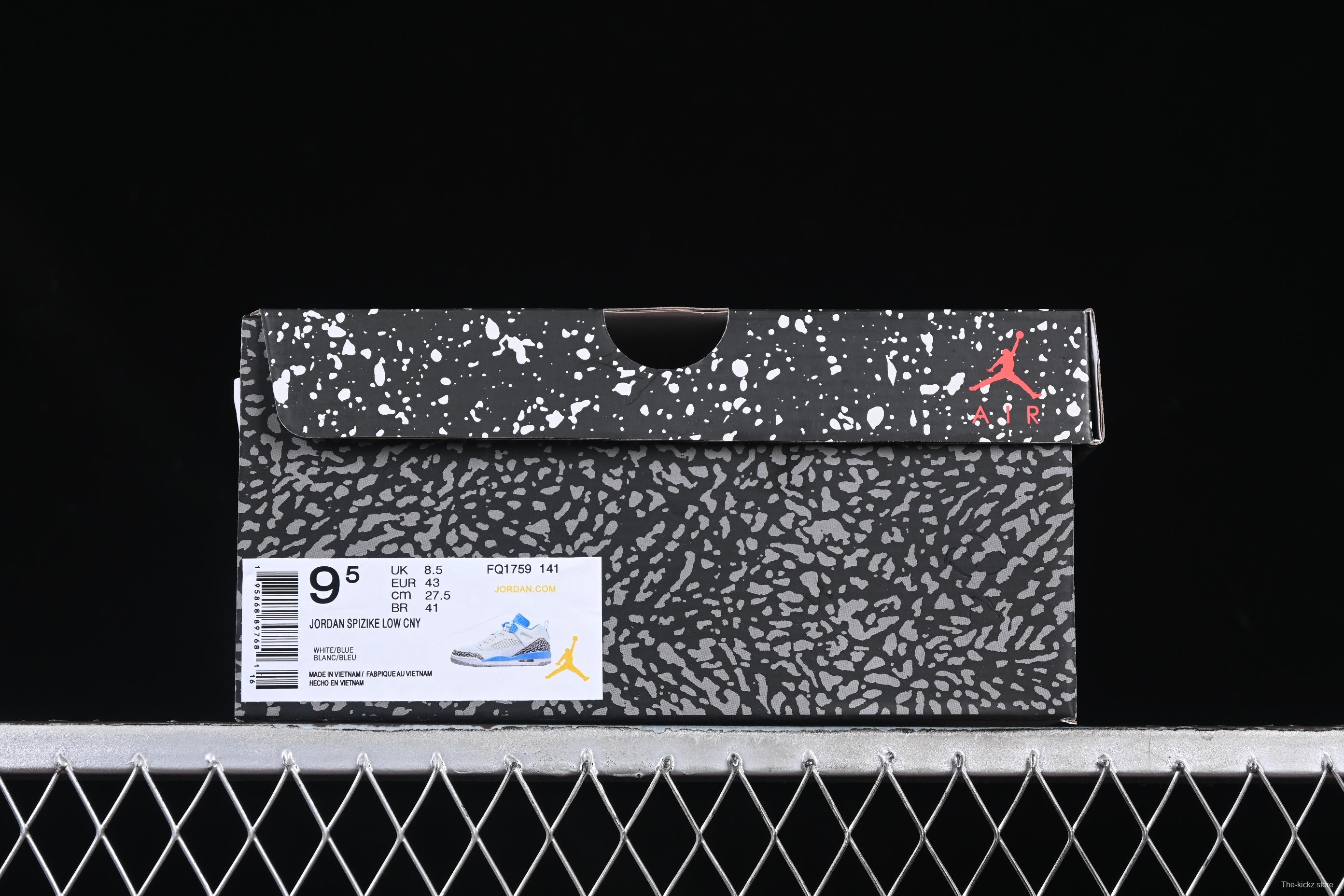 Nike Jordan Spizike Low Retro Blue Fusion Sneakers - FQ1759-141