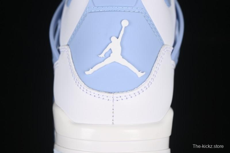 Nike Air Jordan 4 Retro "Forget Me Not" Mothers Day Sneakers with Floral Accents - HV0823-100