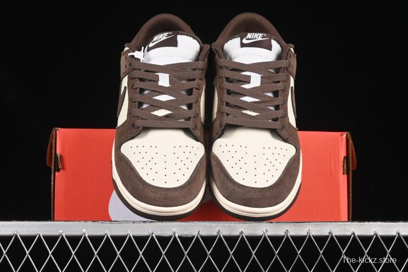 Nike SB Dunk Low White Mocha Low-Top Casual Skate Shoes - FQ8249-104