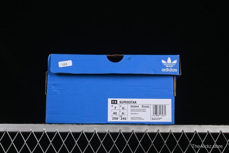 Adidas Clot x Superstar Shell Toe Casual Sneakers with Serrated Edge Design - IH3644