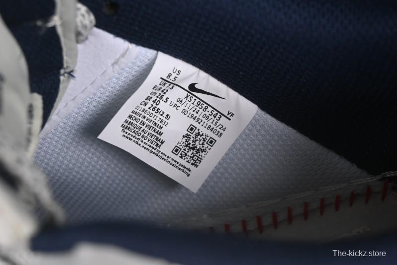 Nike Air Force 1 '07 Low Gucci Collaboration Grey Blue Swoosh Casual Sneakers - XS1958-543