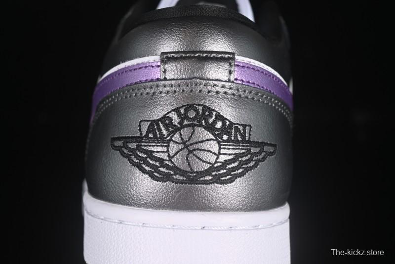 Nike Air Jordan 1 Low AJ1 Dark Purple Low-Top Casual Lifestyle Sneakers - HJ5910-105