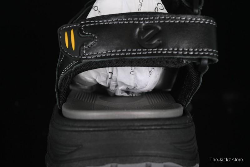 ECCO Off Trail Series Sport Leisure Sandals with Adjustable Hook-and-Loop Strap - 63251701001