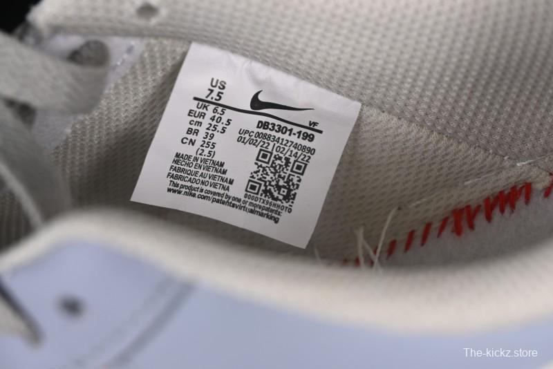 Nike Air Force 1'07 Low "Blue Star Love" 520 Series Limited Edition Casual Sneakers - DB3301-991