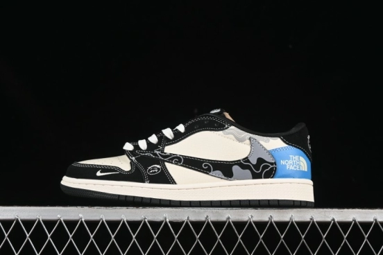 Nike Travis Scott x Fragment Design x Air Jordan 1 Low OG SP AJ1 Collaboration Sneakers - XS2024-052