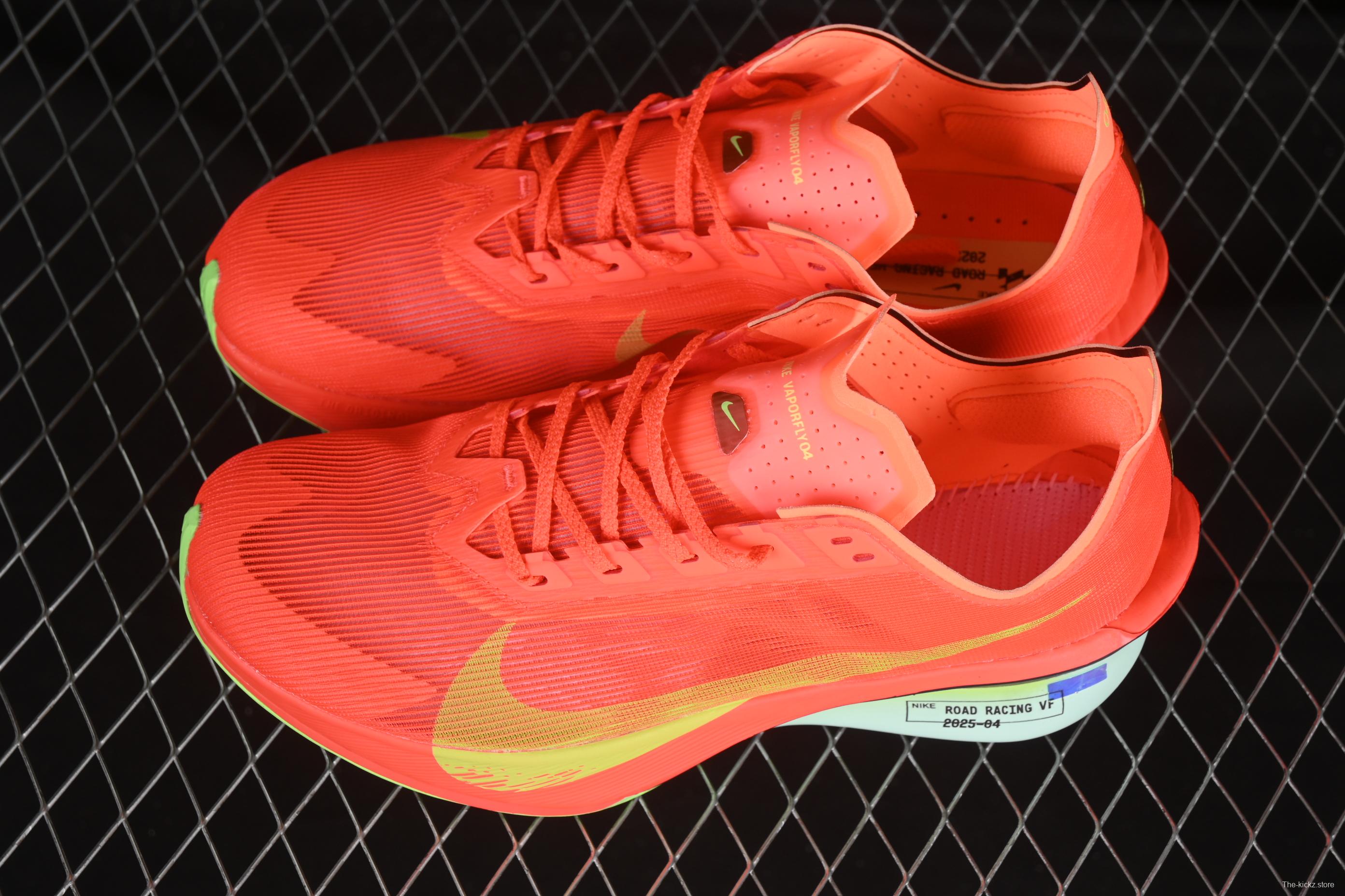 Nike ZoomX Vaporfly NEXT% 4 Marathon Series Road Racing Ultra-Light Cushion Running Shoes - HF6414-600