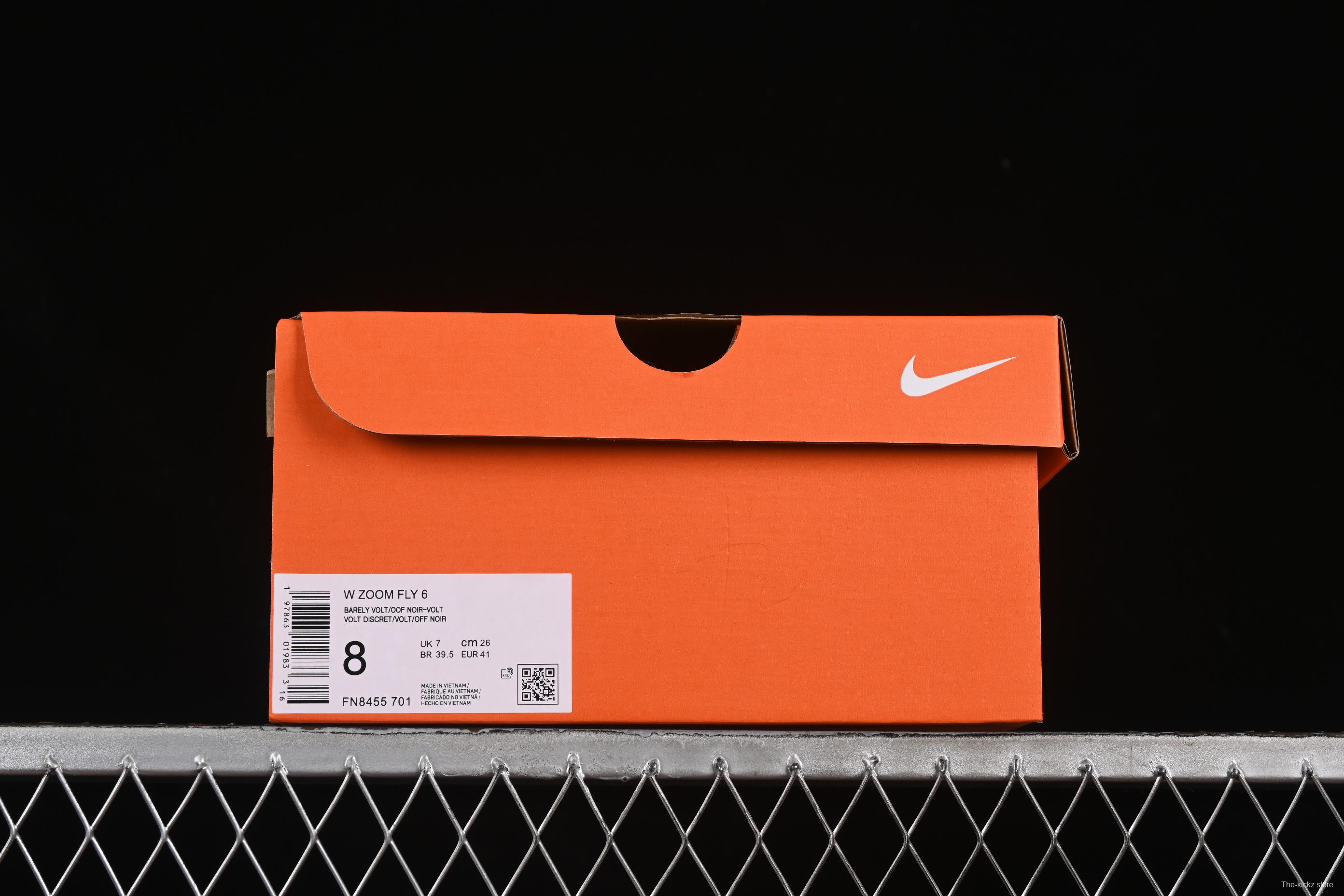 Nike Zoom Fly 6 Ultra-Bounce Lightweight Running Shoes with React Foam and Carbon Fiber Plate - FN8455-701