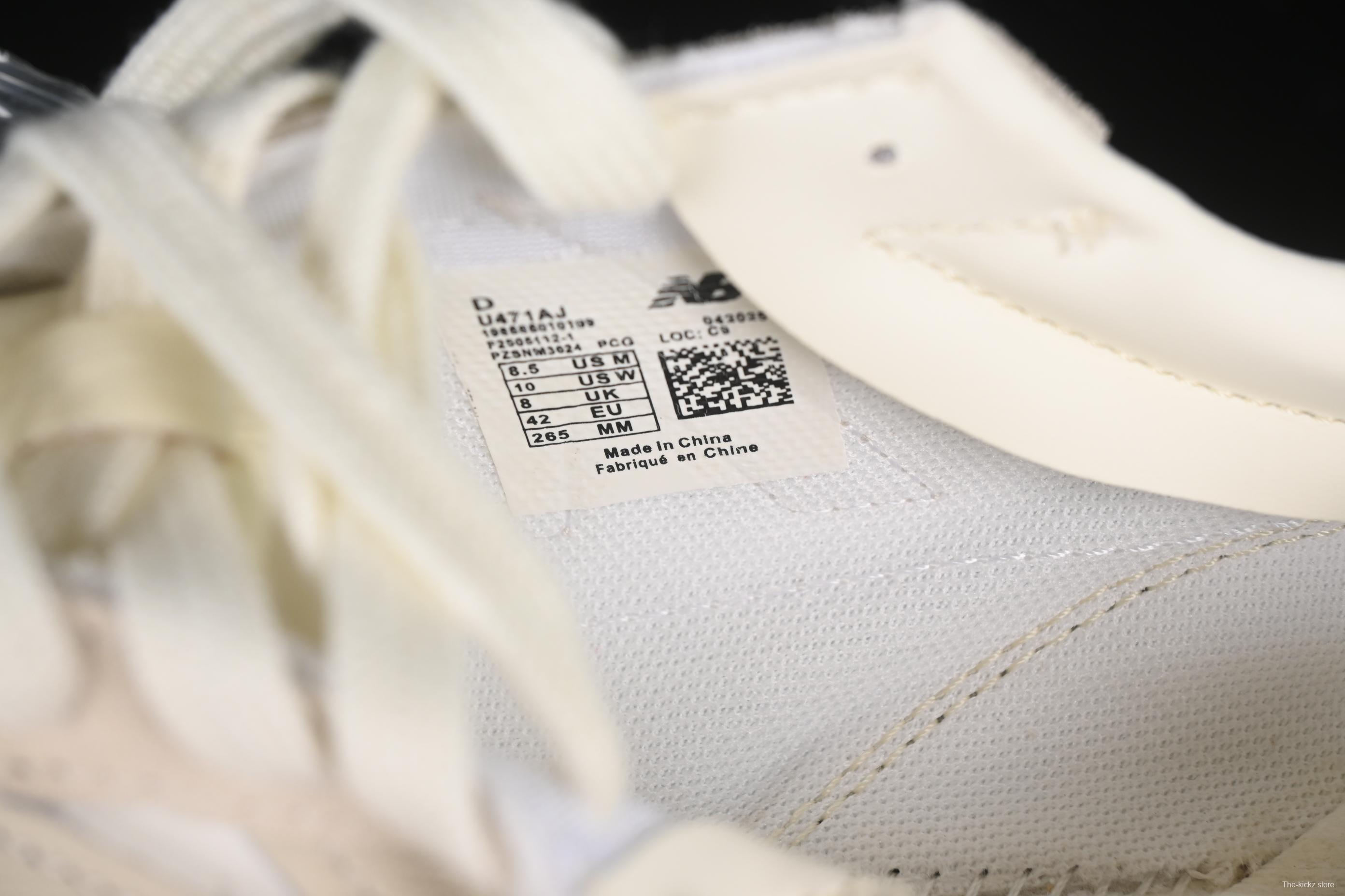 New Balance NB471 Series Fabric and Leather Casual Lifestyle Shoes - U471AJ