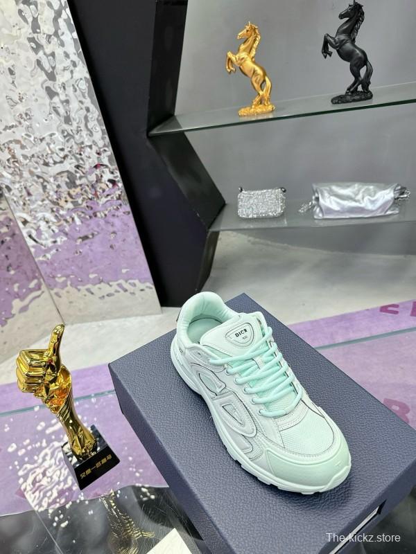 2024 Unisex Dior Stone Island Mint White Mesh B30 Sneakers MJ00330
