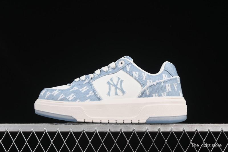 Adidas NY MLB Chunky Liner Embo Monogram New York Yankees Height-Increasing Thick Sole Casual Running Shoes - 3ASXV015N50BLS