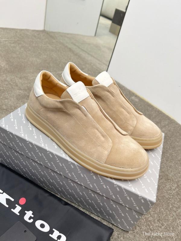 Kiton Men's Four Seasons Classic Casual Slip-On Loafer - AS00320