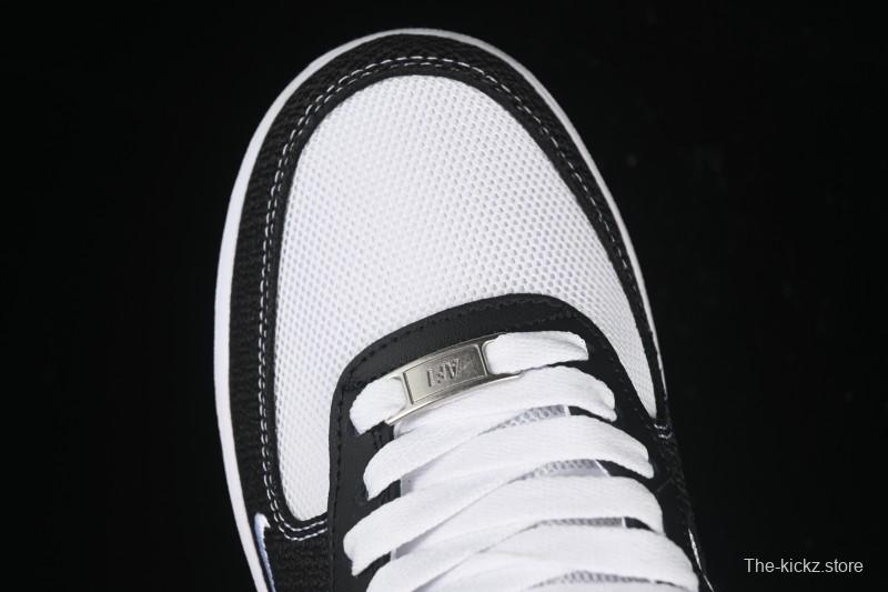 Nike Air Force 1'07 Low Custom Denim Swoosh Casual Sneakers - ZH0316-091