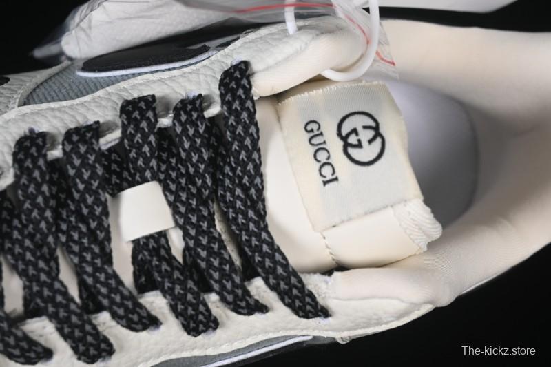 Nike Air Force 1'07 Low Gucci Collaboration White Gray Black Casual Sneakers - YF9511-808