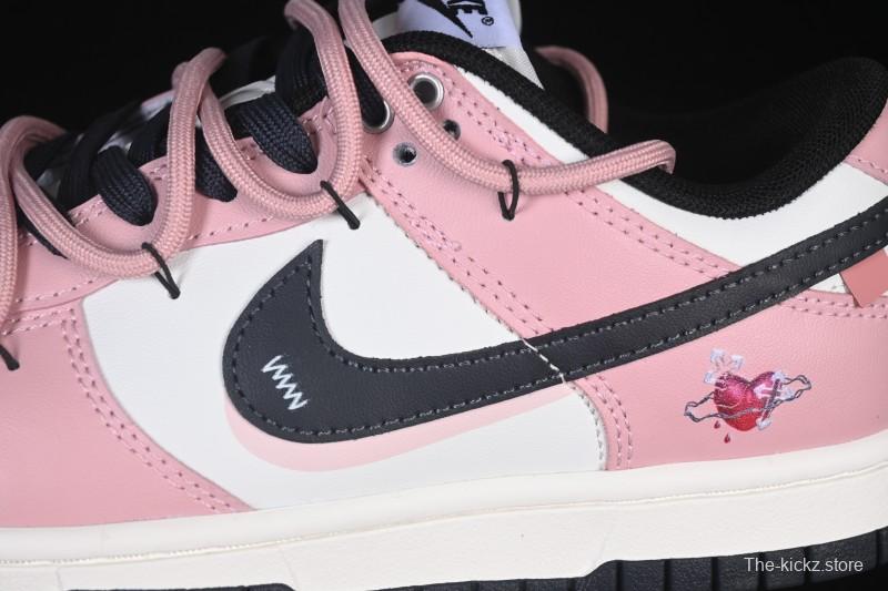 Nike SB Dunk Low Valentine's Day Strap Anniversary High-End Custom Low-Top Casual Skate Shoes - PB0510-055