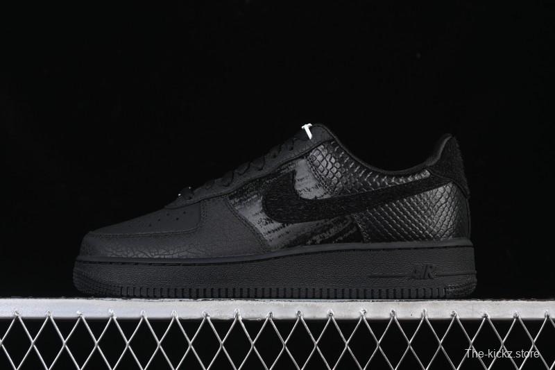 Nike Air Force 1'07 Low Casual Sneakers with Full-Length Air Cushion - HQ1977-001