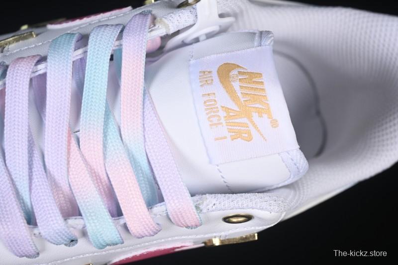 Nike Air Force 1'07 Low Four Hook Rainbow Cake Casual Sneakers - ZH0316-115