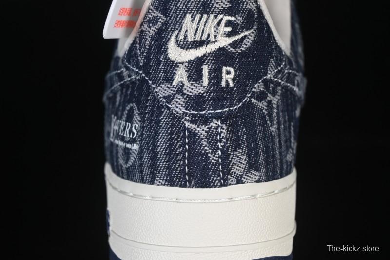 Nike Air Force 1 '07 Low LV Collaboration White Blue Casual Sneakers - YF9511-812