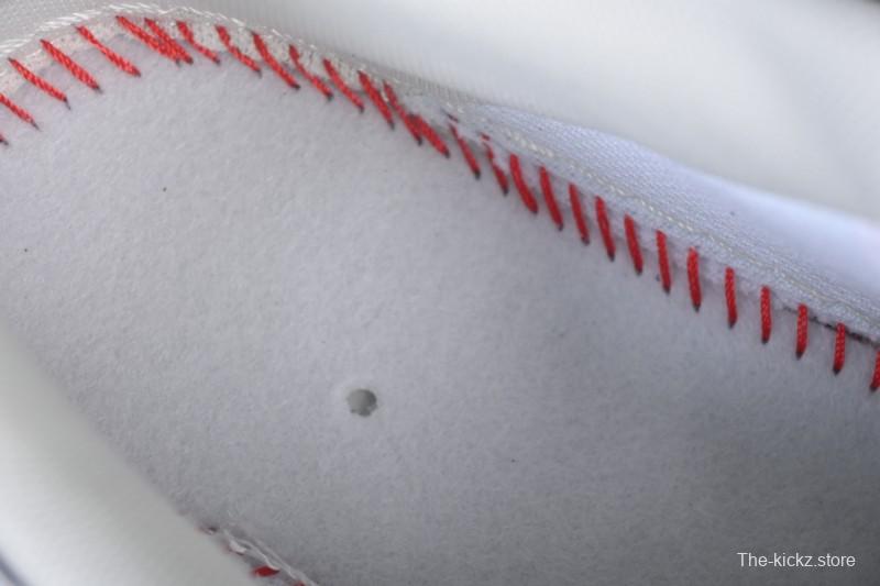 Nike Air Force 1 '07 Low Supreme Collaboration White Blue Gray Red Casual Sneakers - XD2588-602