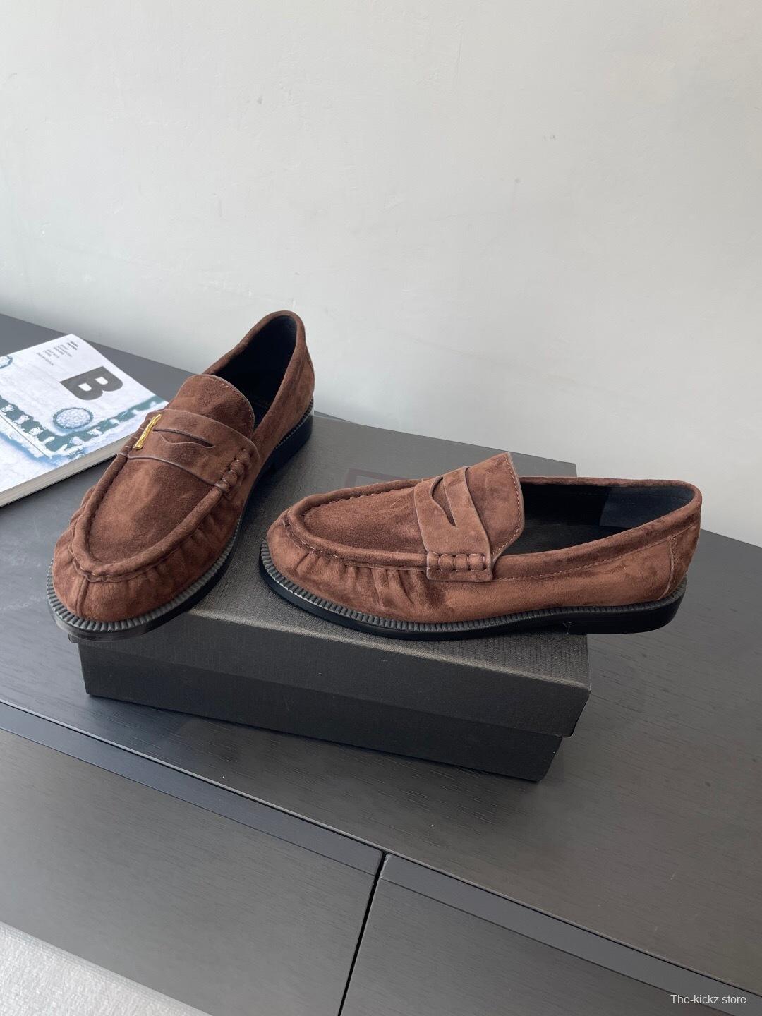 Saint Laurent Classic Loafer Half-Drag Slippers - KFY00350