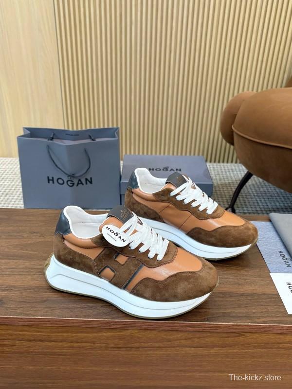 Hogan H-STRIPES Series Couple Thick Sole Dad Shoes Airship Shoes Casual Sports Shoes - AS00350