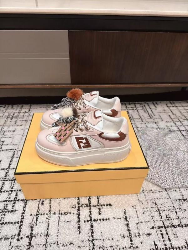 Fendi Match Series Thick Sole Couples Casual Sneakers - KFY00320