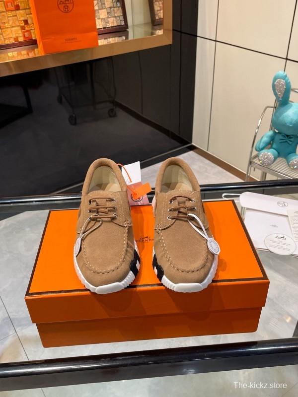 Hermès Classic Casual Sports Shoes with Exaggerated H Logo and Heightening Design - LY00300