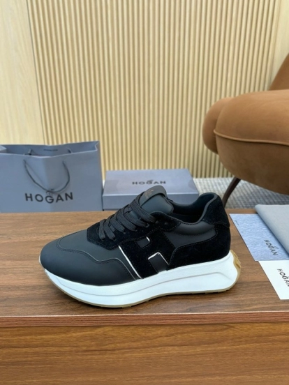Hogan H-STRIPES Series Couple Thick Sole Dad Shoes Airship Shoes Casual Sports Shoes - AS00350