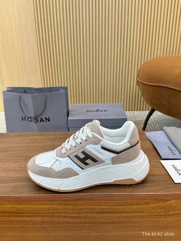 Hogan H-STRIPES Series Couple High Platform Chunky Dad Shoes Casual Sneakers - LY00370/LY00380