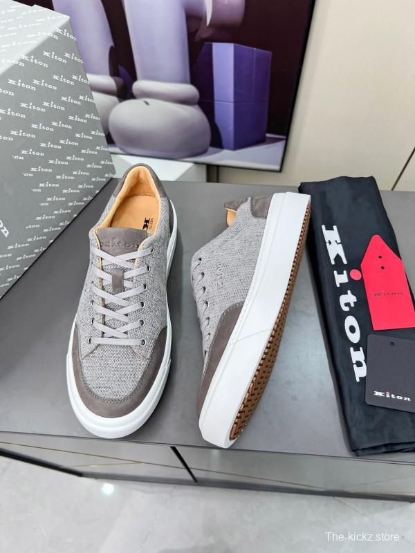 Kiton Tie-Down Old Money Style Casual Men's Shoes - KFY00320