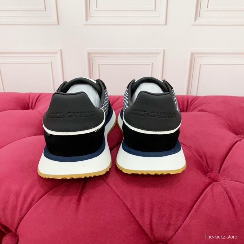 Dolce & Gabbana 2025 Spring Summer Collection Luxury Embroidered Logo Sneakers - AS00300