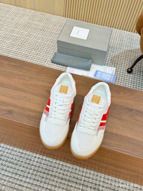 TOM FORD 2025 SS Casual Shoes with Classic Color Blocking and Imported Leather Insole - AS00350