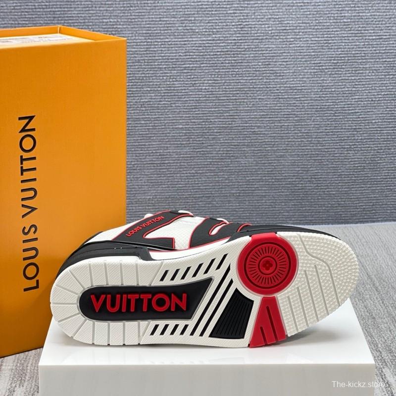 Louis Vuitton Trainer Sneaker Low 2025 SS New Colorway Couple Style Casual Sports Basketball Shoes - LY00400