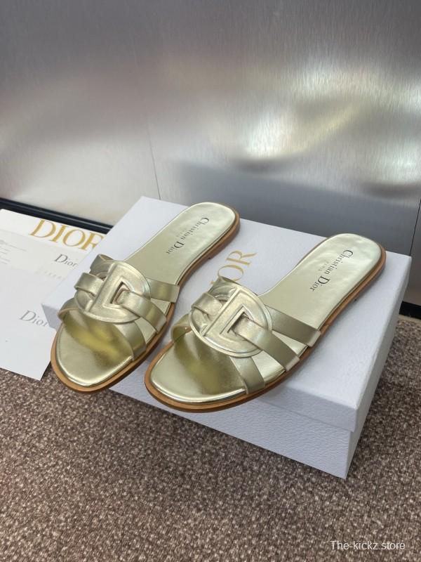 Dior D-Club Jelly Color Hollow Layered Cross-Strap Women Sandals - KFY00280