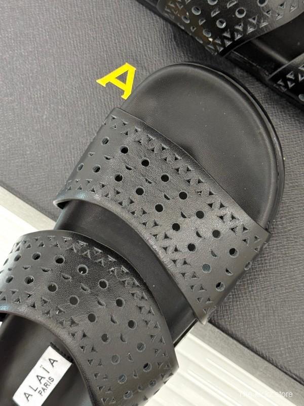 Alaia 2025SS Hollow-Out Casual Sandals - KFY00260