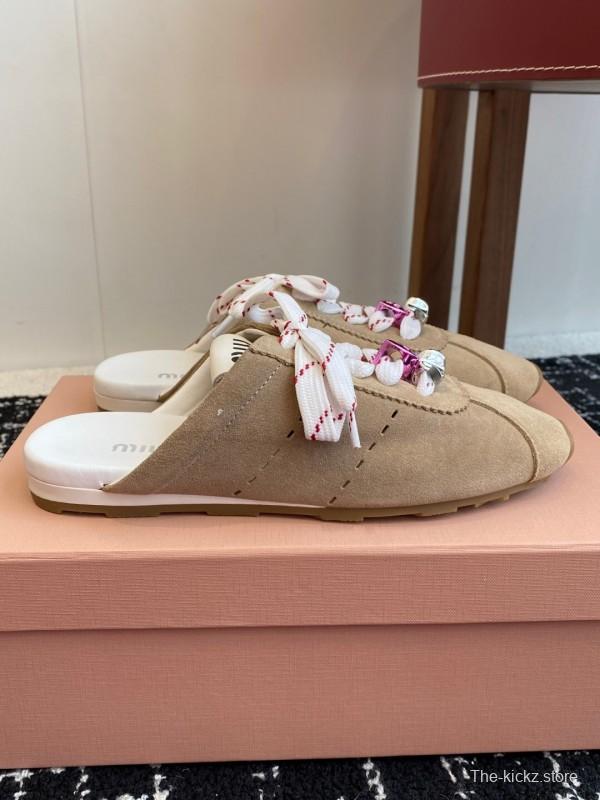 MiuMiu 2025 SS Slip-On Trainer Casual Shoe - KFY00295