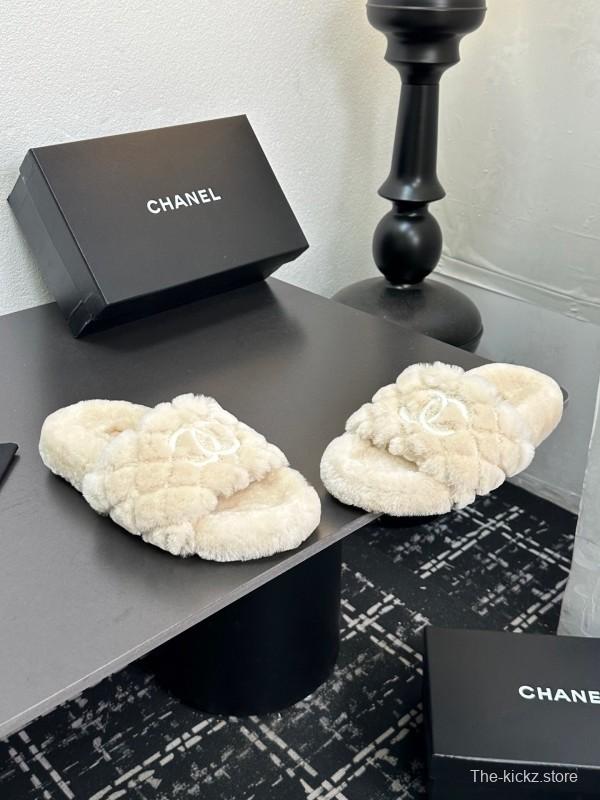 Chanel 2025 SS Classic Fluffy Slippers - LY00250